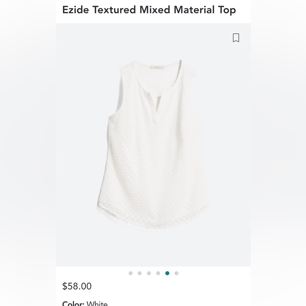 41 Hawthorn - Ezide textured mixed material top